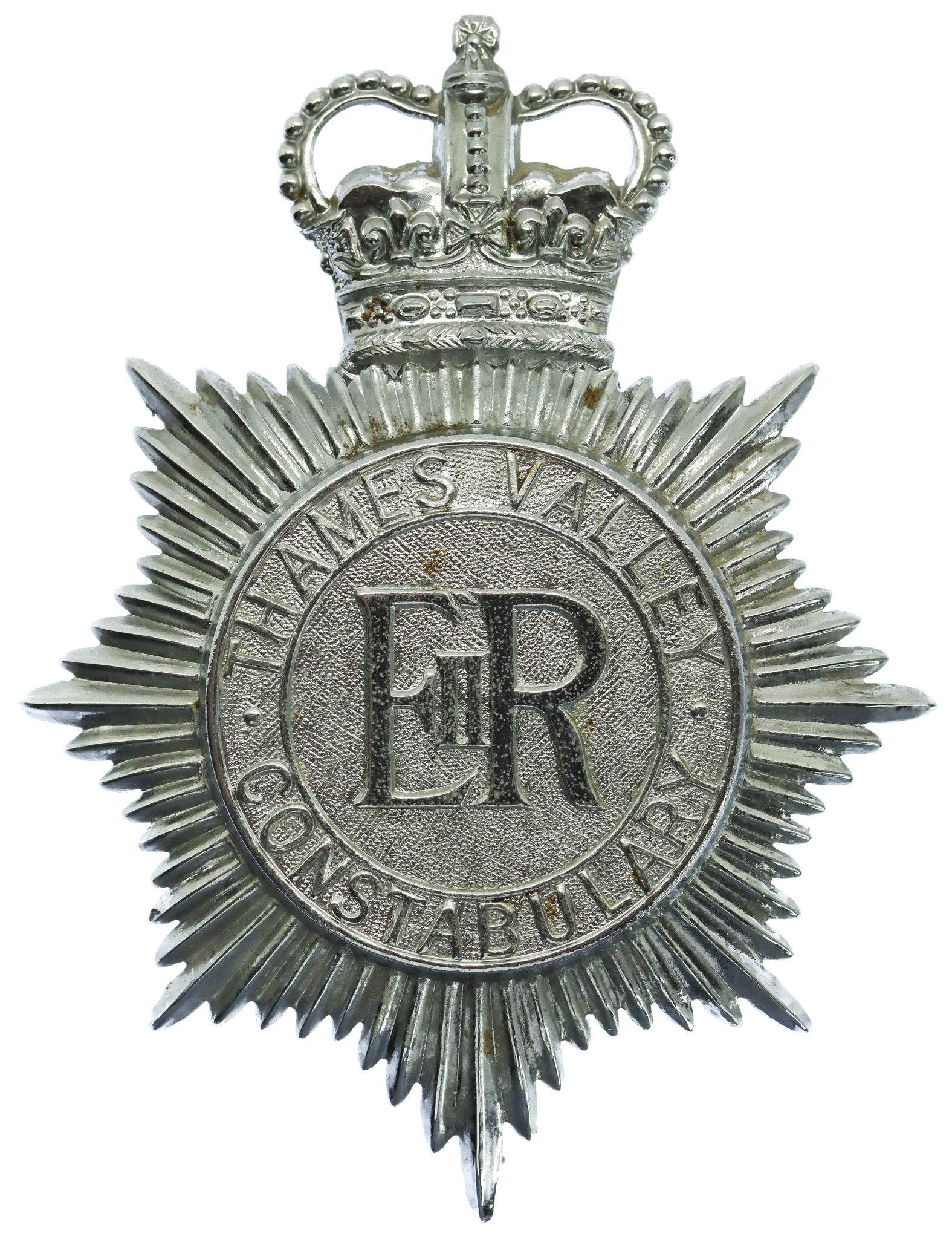 Thames Valley Constabulary Helmet Plate - Queen's Crown