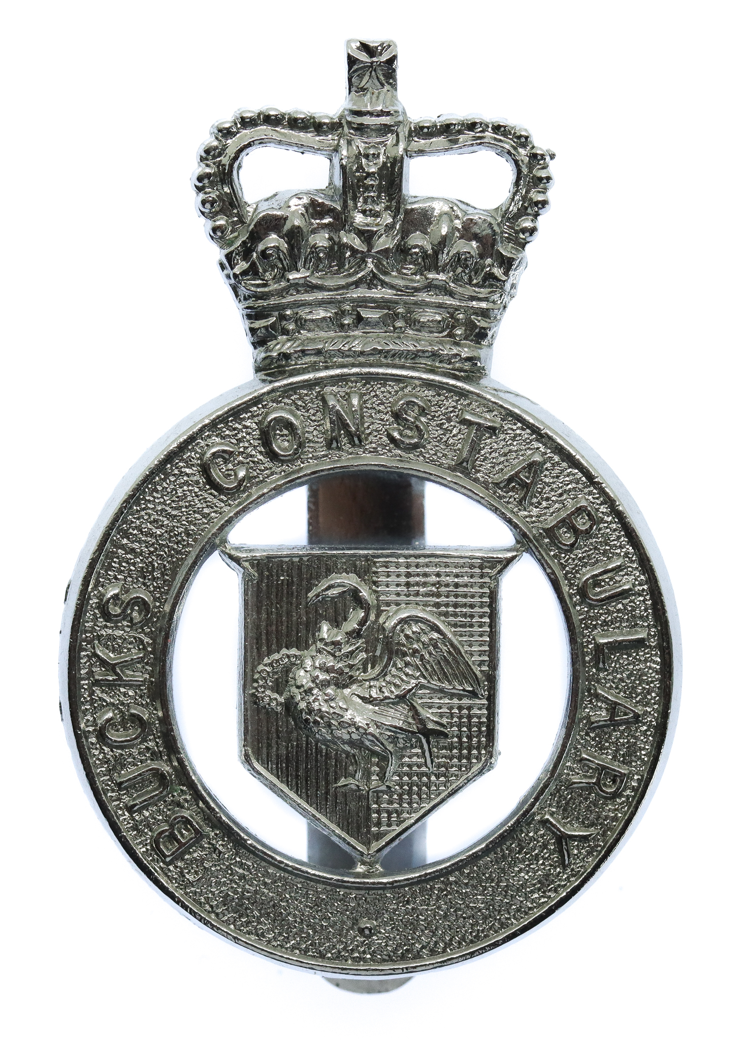 Buckinghamshire Constabulary Cap Badge - Queen's Crown