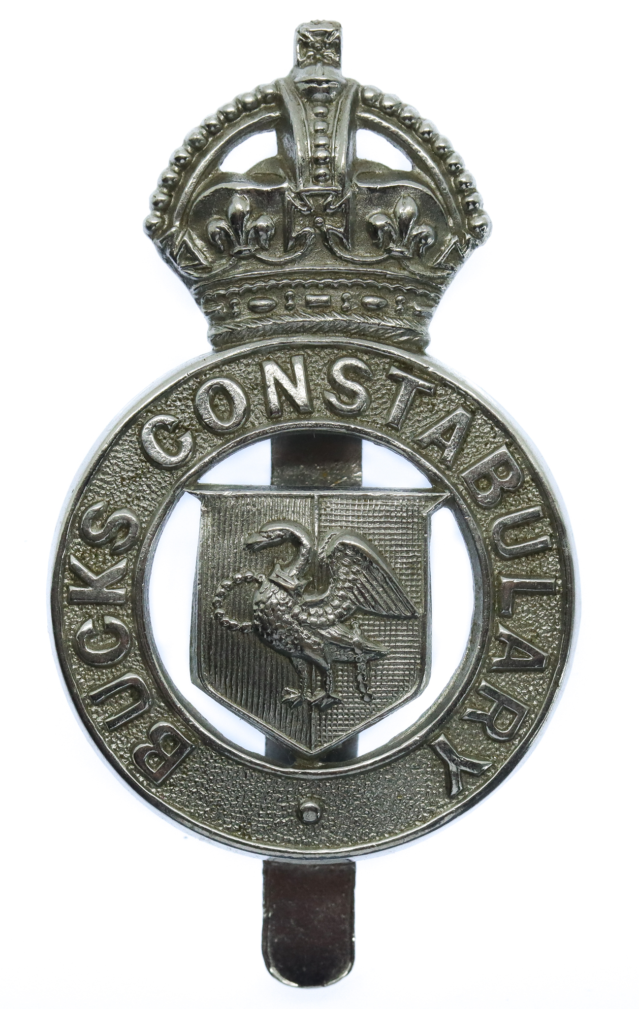 Buckinghamshire Constabulary Cap Badge - King's Crown