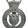 Derbyshire Constabulary Cap Badge - Queen's Crown