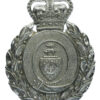 Dewsbury Borough Police Wreath Helmet Plate - Queen's Crown