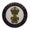 Derbyshire Special Constabulary Enamelled Lapel Badge - King's Crown