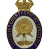 WW1 Leicester County Special Constable 1915 Enamelled Lapel Badge