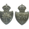 Pair of Worcestershire Constabulary Collar Badges - King's Crown