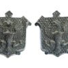 Pair of East Riding of Yorkshire Constabulary Collar Badges