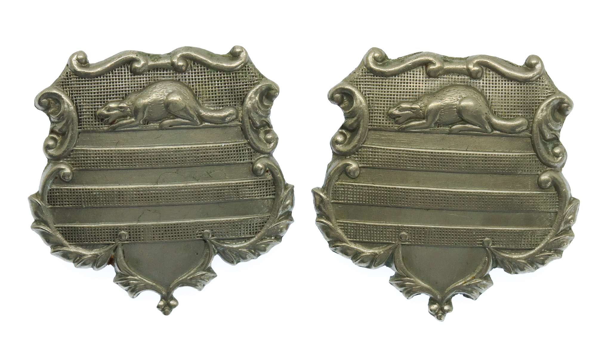 Pair of Beverley Borough Police Collar Badges