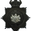 Manchester City Police Black Helmet Plate - King's Crown