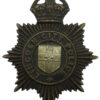 Lincoln City Police Black Helmet Plate - King's crown