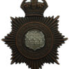 Caernarvonshire Constabulary Night Helmet Plate - King's Crown