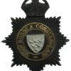 West Sussex Constabulary Night Helmet Plate - King's Crown