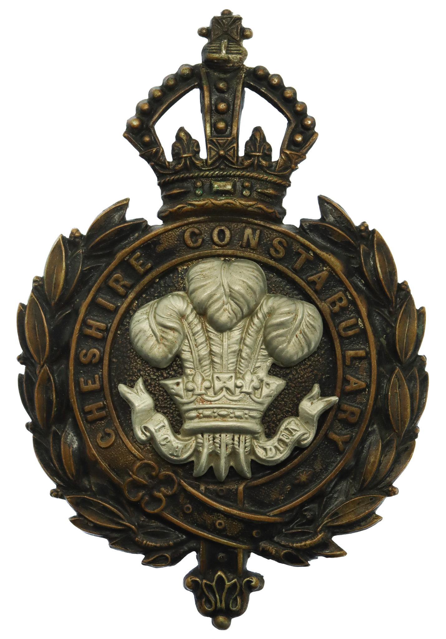 Victorian Cheshire Constabulary Helmet Plate 