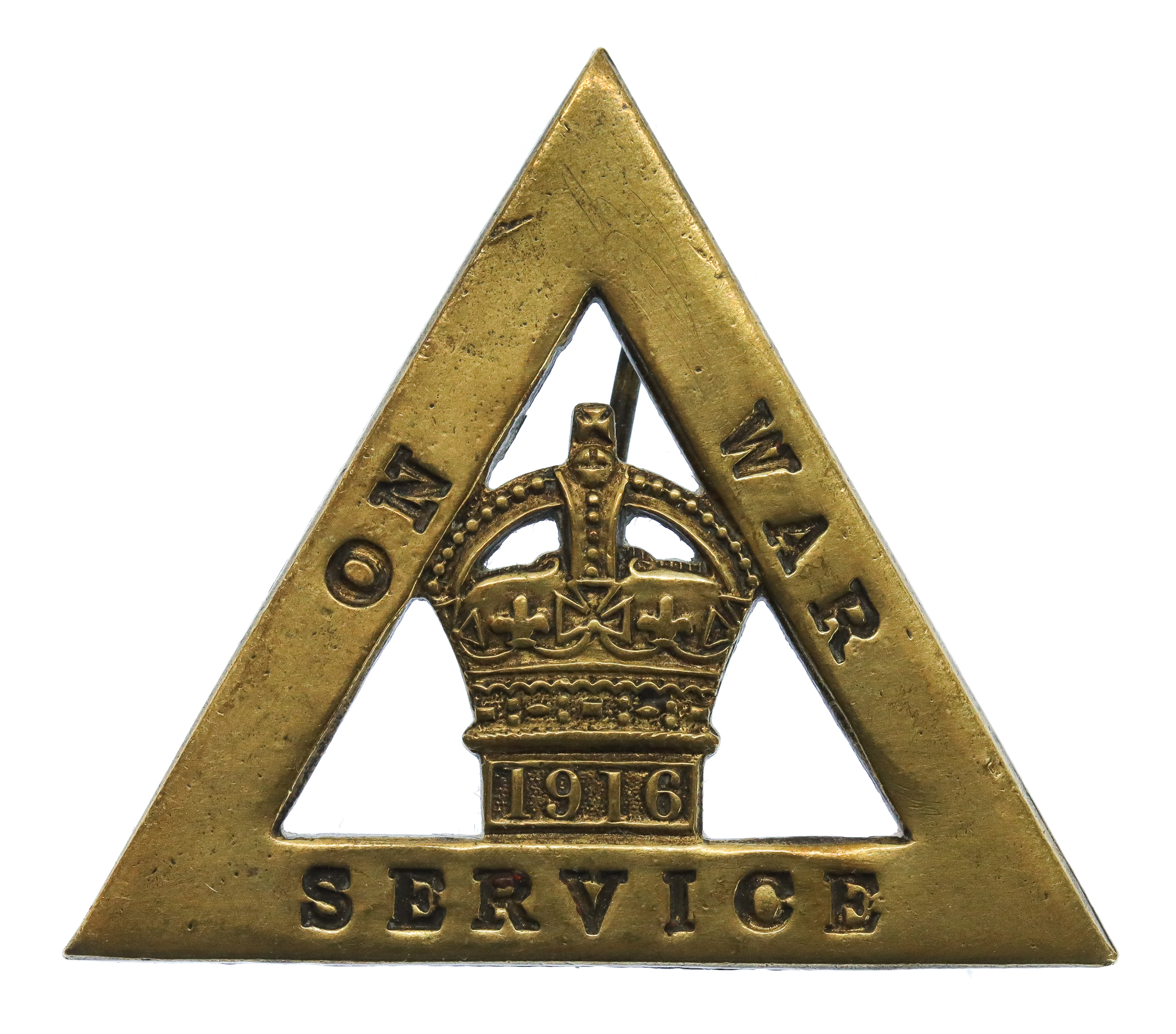 WW1 1916 On War Service Lapel Badge