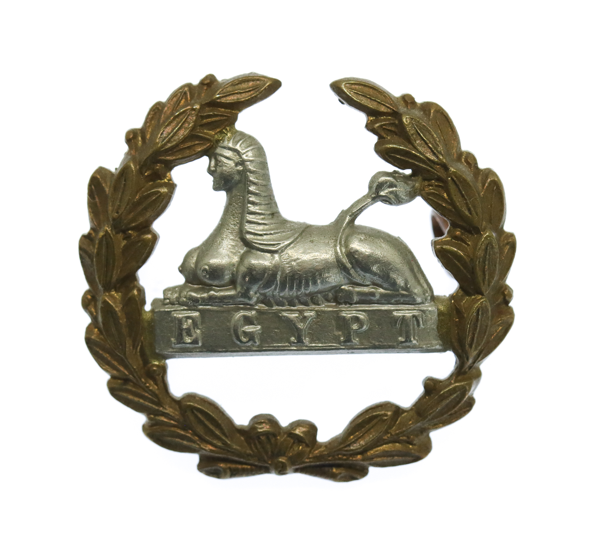 Gloucestershire Regiment Large Bi-Metal Back Cap Badge