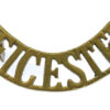 Leicestershire Regiment (LEICESTER) Shoulder Title