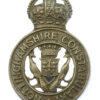 Nottinghamshire Constabulary Cap Badge - King's Crown (Peacocks C.O.A. Centre)