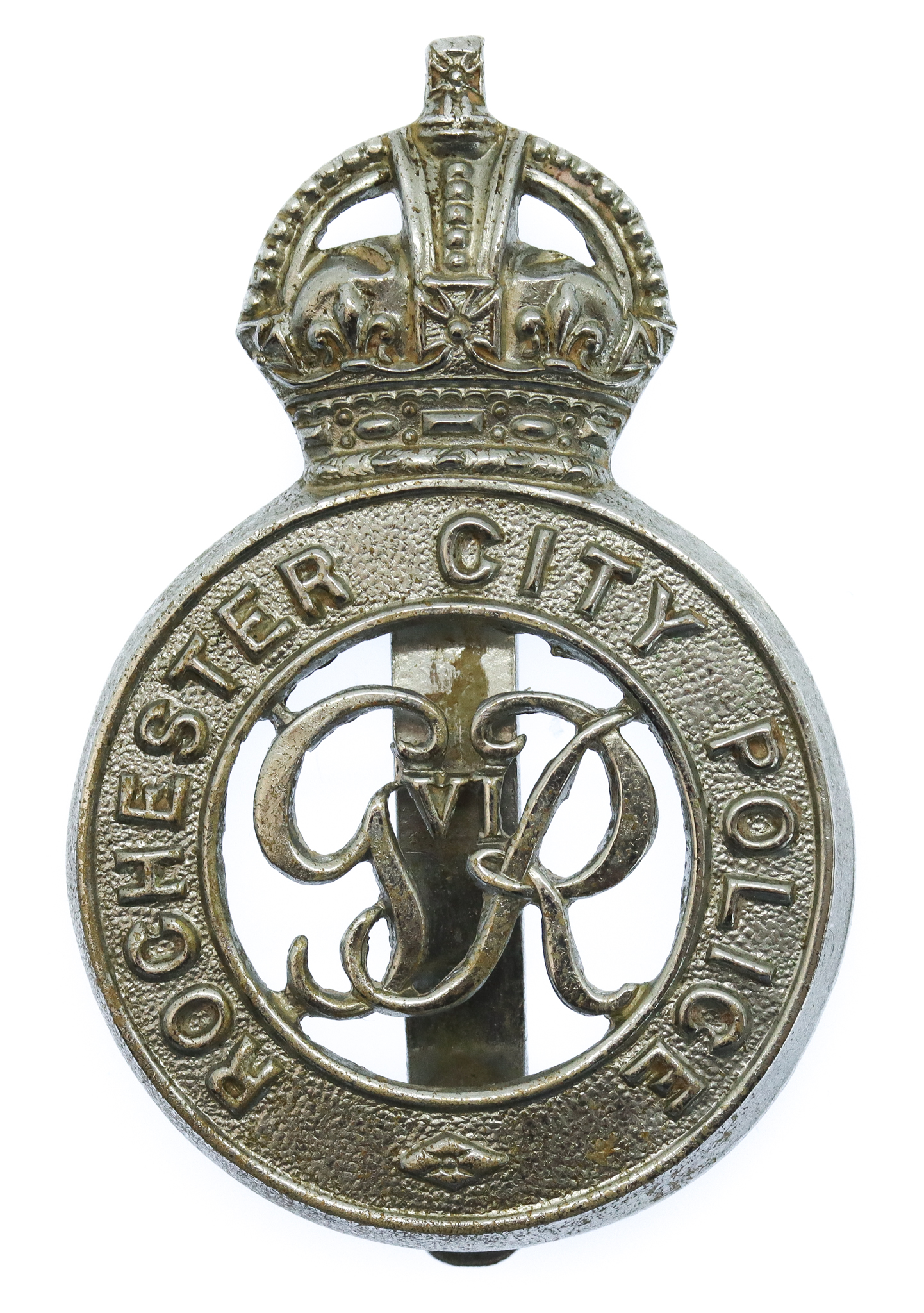 George VI Rochester City Police Cap Badge 