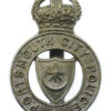 Portsmouth City Police Cap Badge - King's Crown