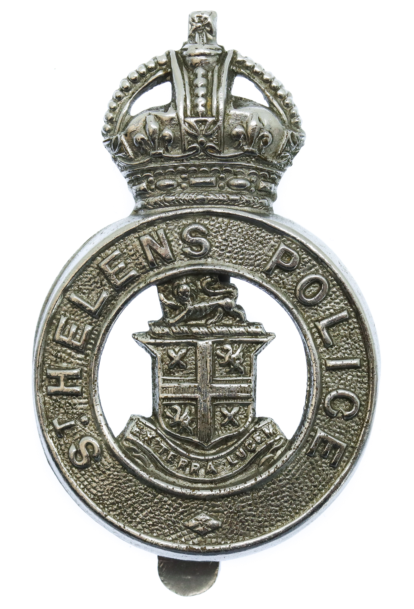 St. Helens Police Cap Badge - King's Crown