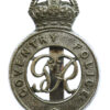 George VI Coventry Police Cap Badge - King's Crown