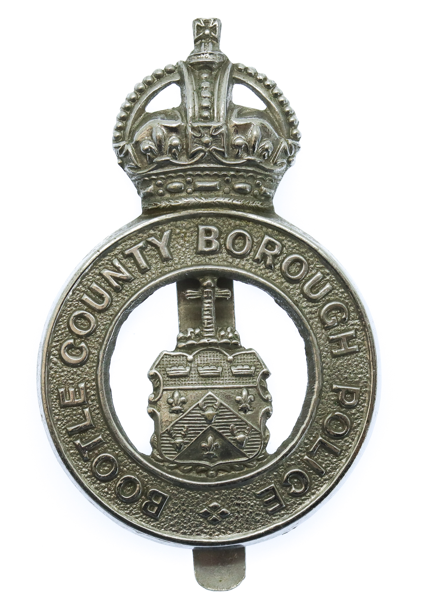 Bootle County Borough Police Cap Badge - King's Crown