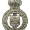 Northampton Borough Police Cap Badge - King's Crown