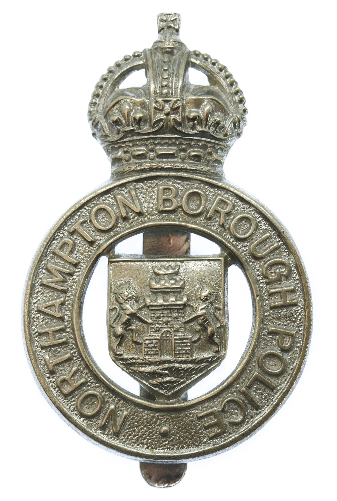 Northampton Borough Police Cap Badge - King's Crown