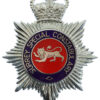 Surrey Special Constabulary Enamelled Helmet Plate - Queen's Crown
