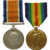 WW1 British War & Victory Medal Pair - Pte. S. Keighley, West Riding Regiment