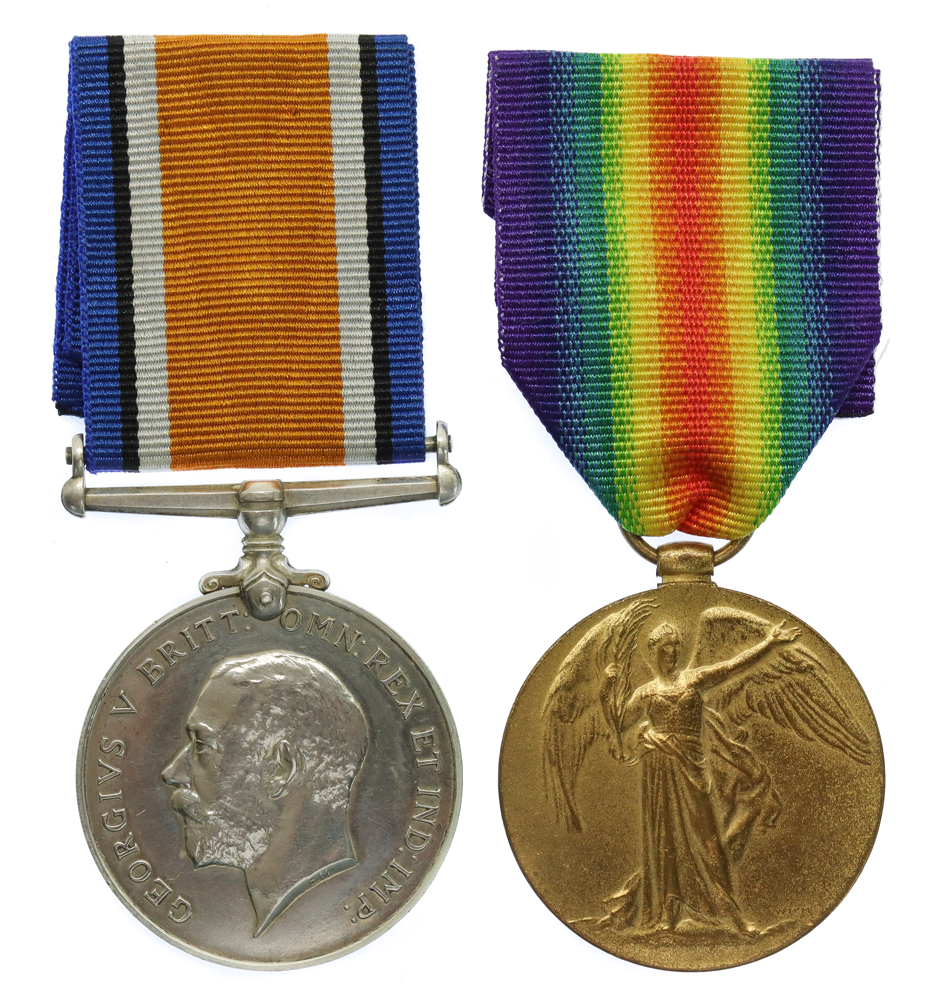 WW1 British War & Victory Medal Pair - Gnr. J.A. Wait, Royal Artillery