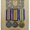 WW1 Military Medal, British War & Victory Medal Group of Three with Memorial Scroll - L.Cpl. R. Dawson, 18th Bn. Lancashire Fusiliers - K.I.A. 22/10/17