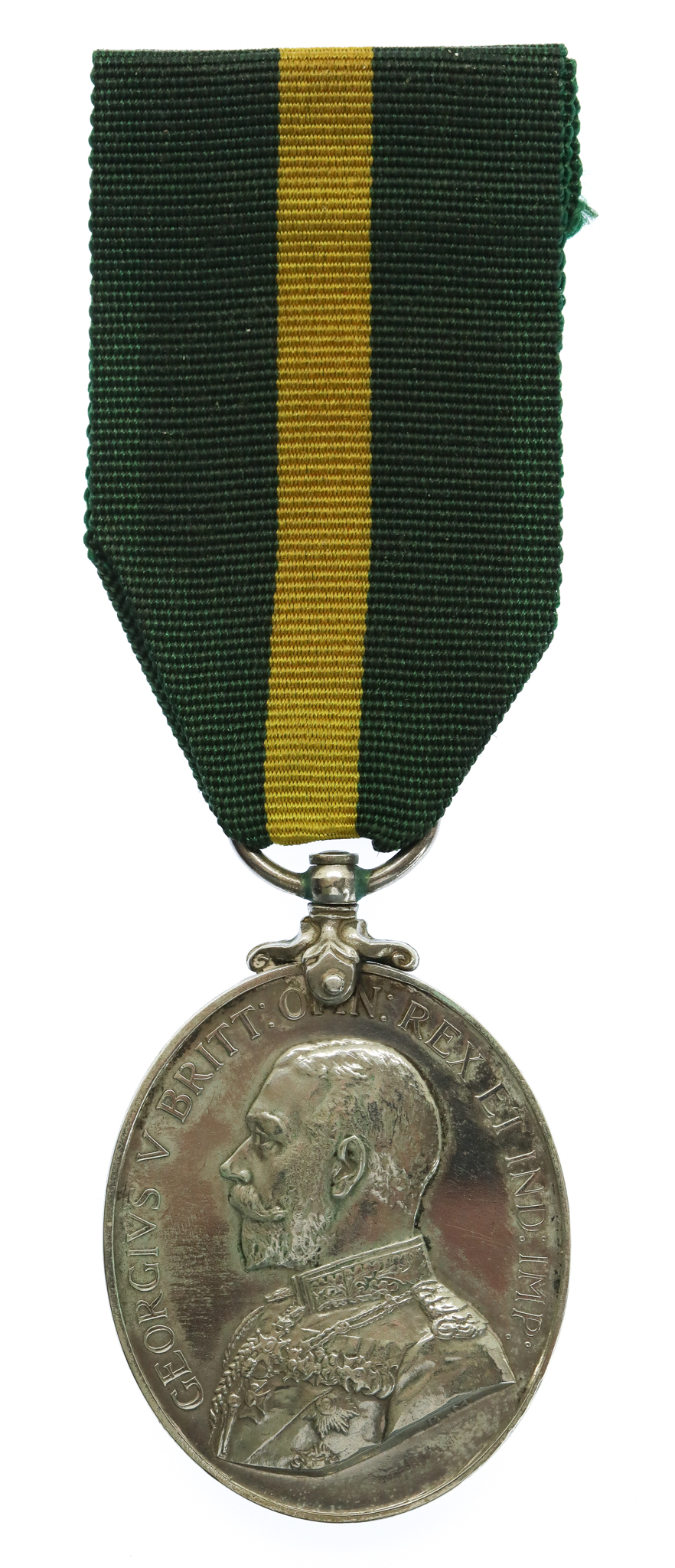 George V Territorial Force Efficiency Medal (T.F.E.M.) - Sjt. - A. Sq.Q.M. Sjt. E.E. Reynolds, Yorkshire Hussars