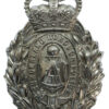 Sunderland Borough Police Wreath Helmet Plate - Queen's Crown