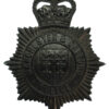Manchester & Salford Police Night Helmet Plate - Queen's Crown