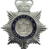 Suffolk Constabulary Enamelled Helmet Plate - Queen's Crown