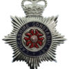Lancashire Constabulary Enamelled Helmet Plate - Queen's Crown