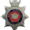West Yorkshire Police Enamelled Helmet Plate - Queen's Crown