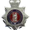 Warwickshire Constabulary Enamelled Helmet Plate - Queen's Crown