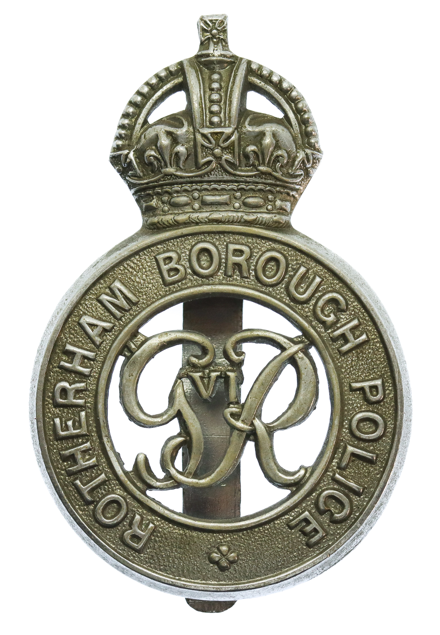 George VI Rotherham Borough Police Cap Badge