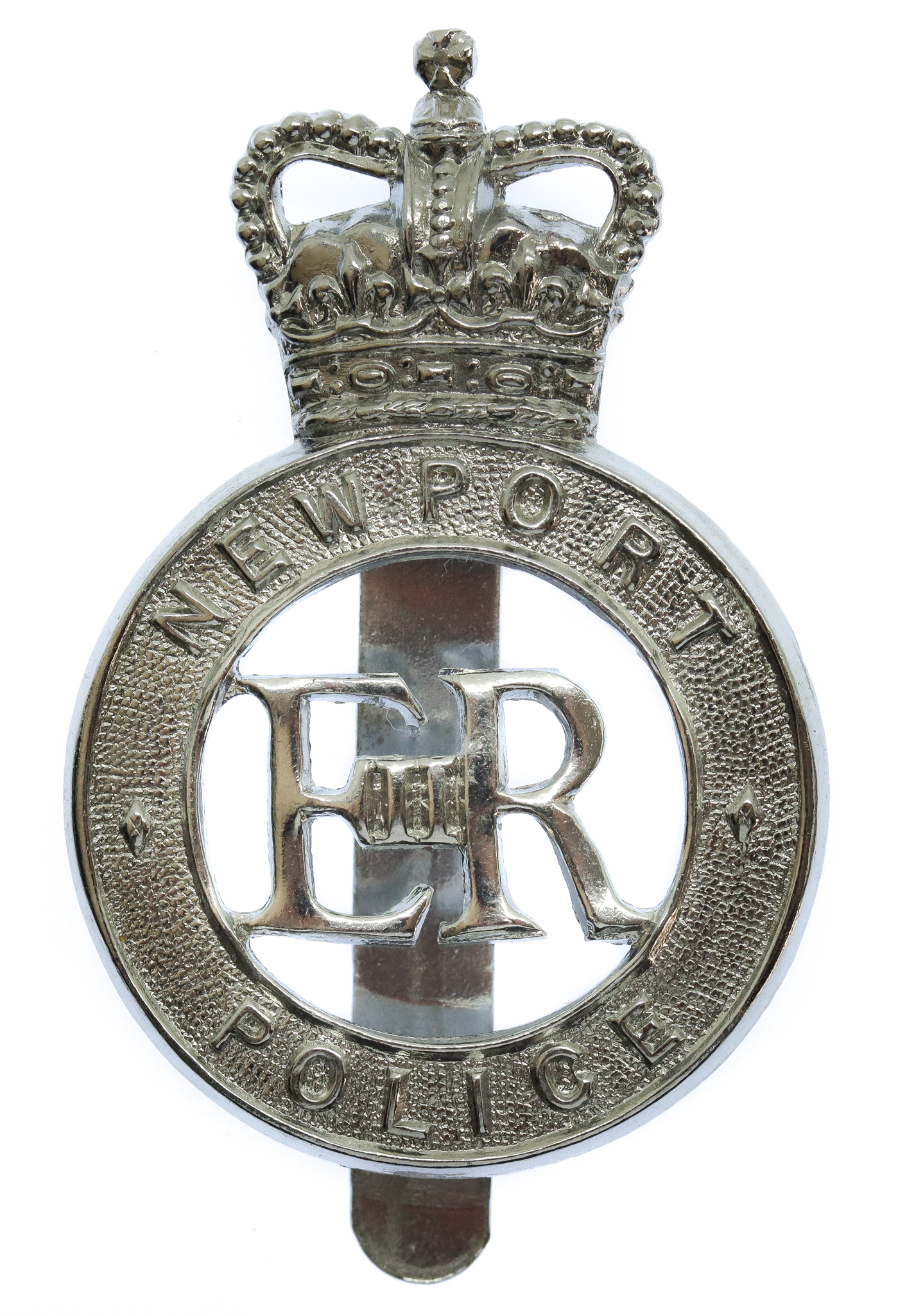 Newport Police Cap Badge - Queen's Crown