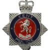 Kent Police Enamelled Cap Badge - Queen's Crown