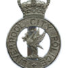 Liverpool City Police Cap Badge - Queen's Crown