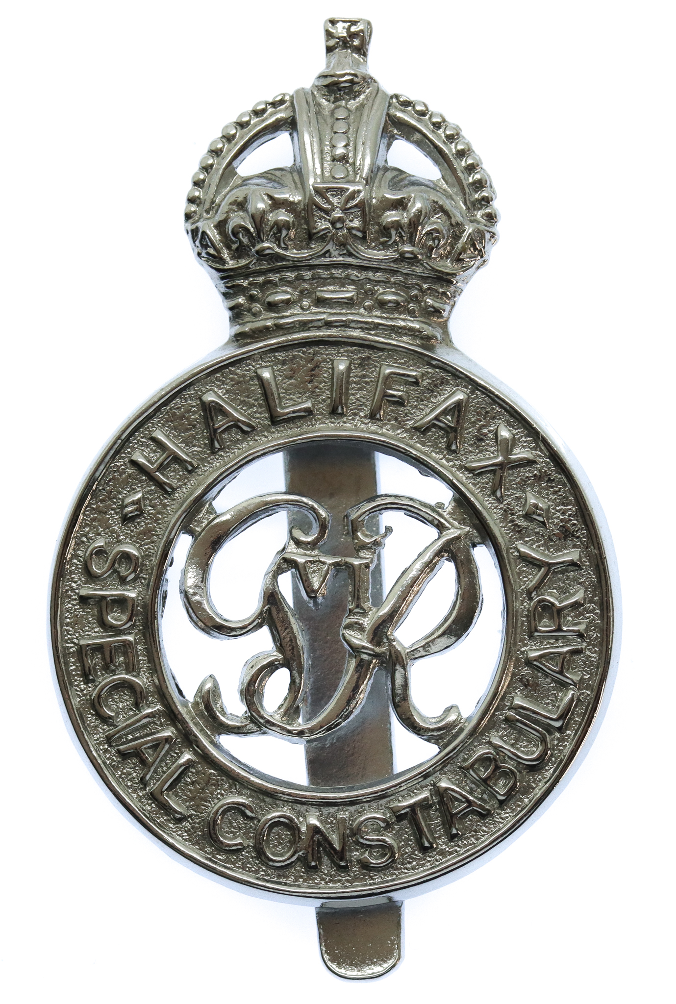 George VI Halifax Special Constabulary Cap Badge