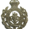 Margate Borough Police Wreath Helmet Plate - King's Crown (Fretted Out Centre)