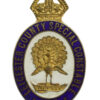 WW1 Leicester County Special Constable 1915 Enamelled Lapel Badge