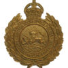 Rhodesia British South Africa Police Helmet Plate/Cap Badge - King's Crown (c. 1933-45)