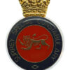 Surrey Special Constabulary Enamelled Cap Badge - Queen's Crown