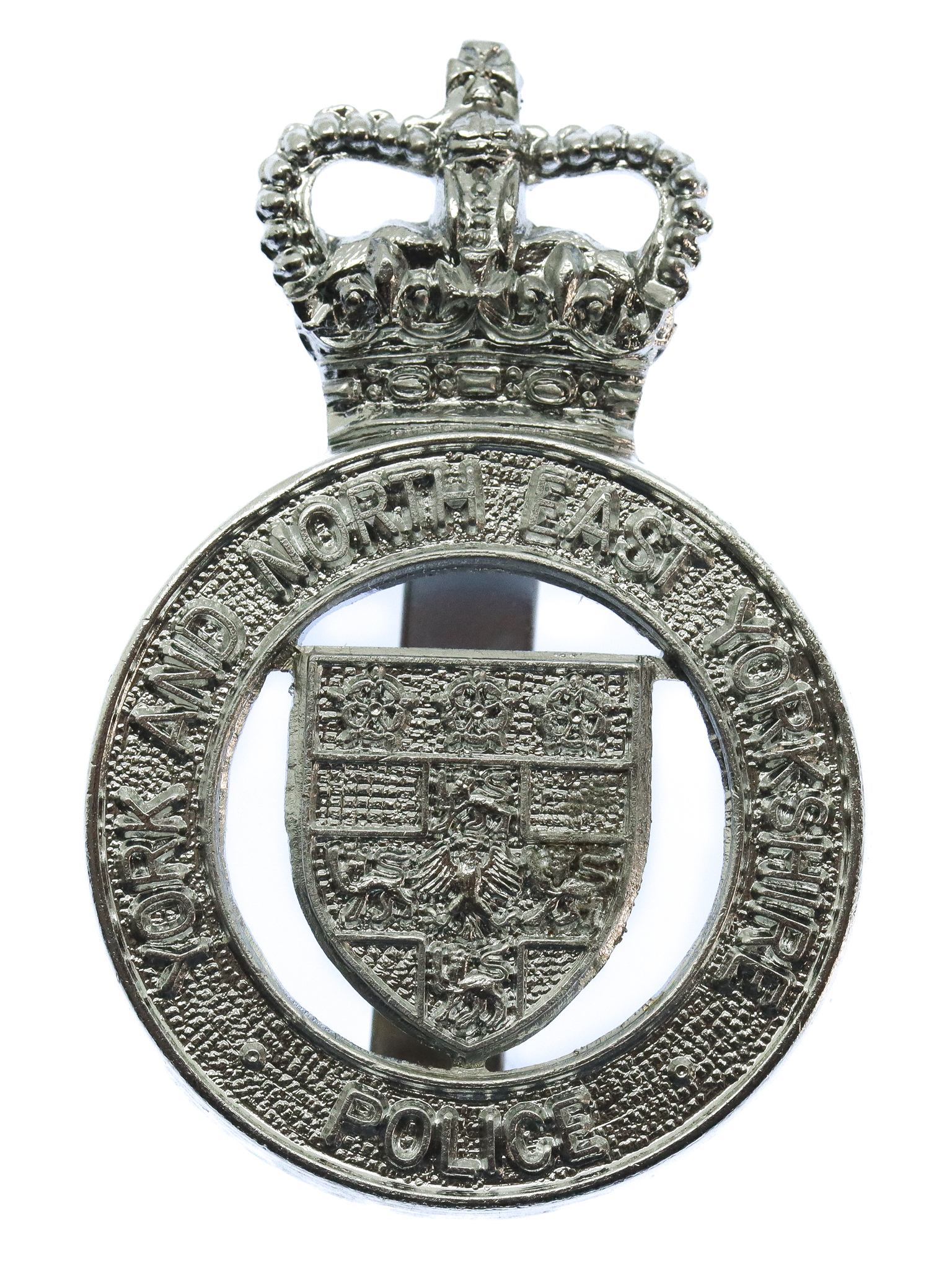 York and North East Yorkshire Police Cap Badge - Queen's Crown