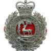 Berkshire Constabulary Wreath Helmet Plate - Queen's Crown