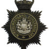Northumberland Constabulary Night Helmet Plate - Queen's Crown