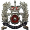 Hampshire Constabulary Sergeant's Enamelled Helmet Plate - Queen's Crown